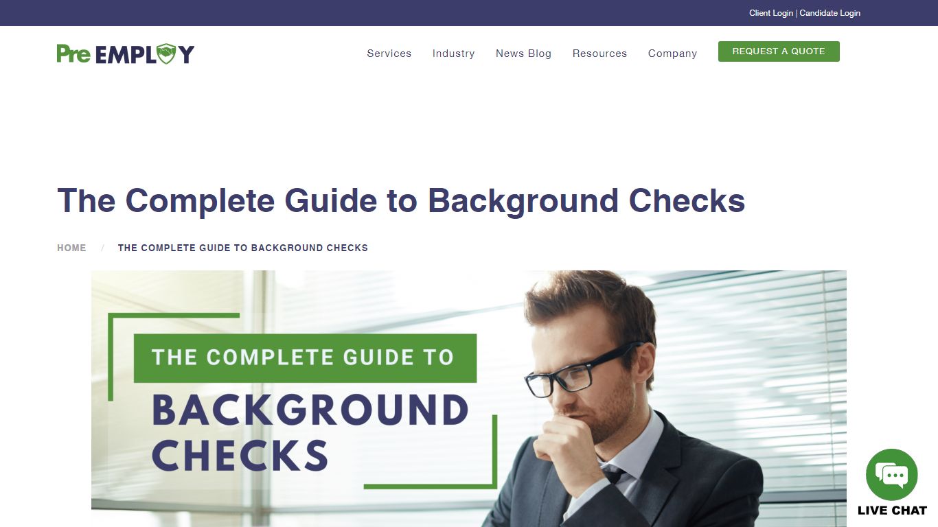 What Is A Background Check? 11 Common Background Check Types - Pre-Employ
